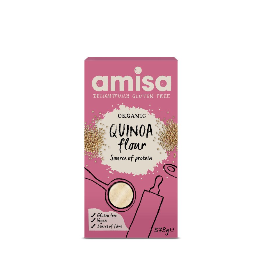 Faina de quinoa fara gluten bio 375g Amisa