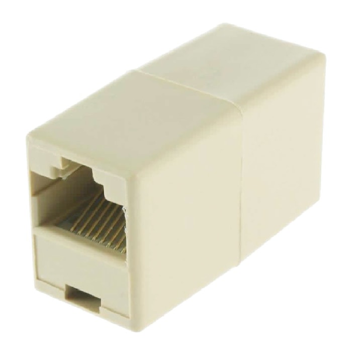 Adaptor UTP Retea Mama-Mama, RJ45, Cat5 - Prelungitor Cablu de Internet, Ethernet 8P8C