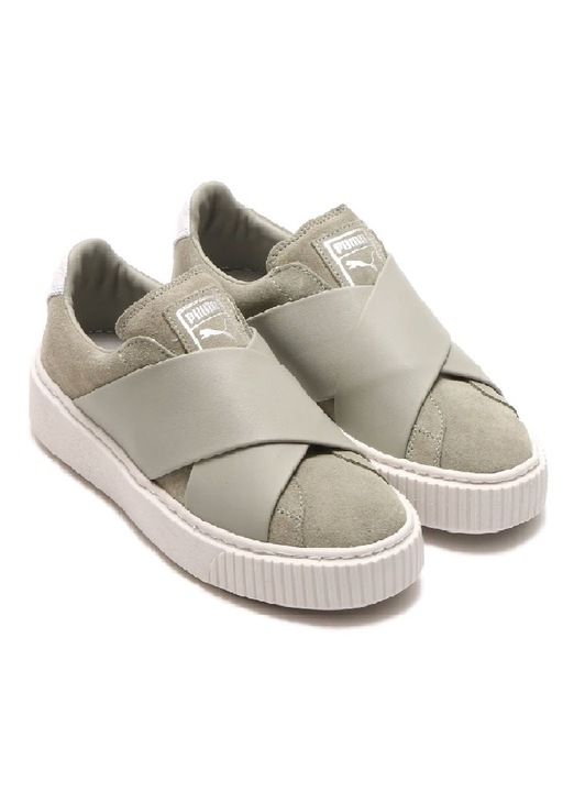 Puma Platform X Wn's Rock Ridge noi cipok, Zöld