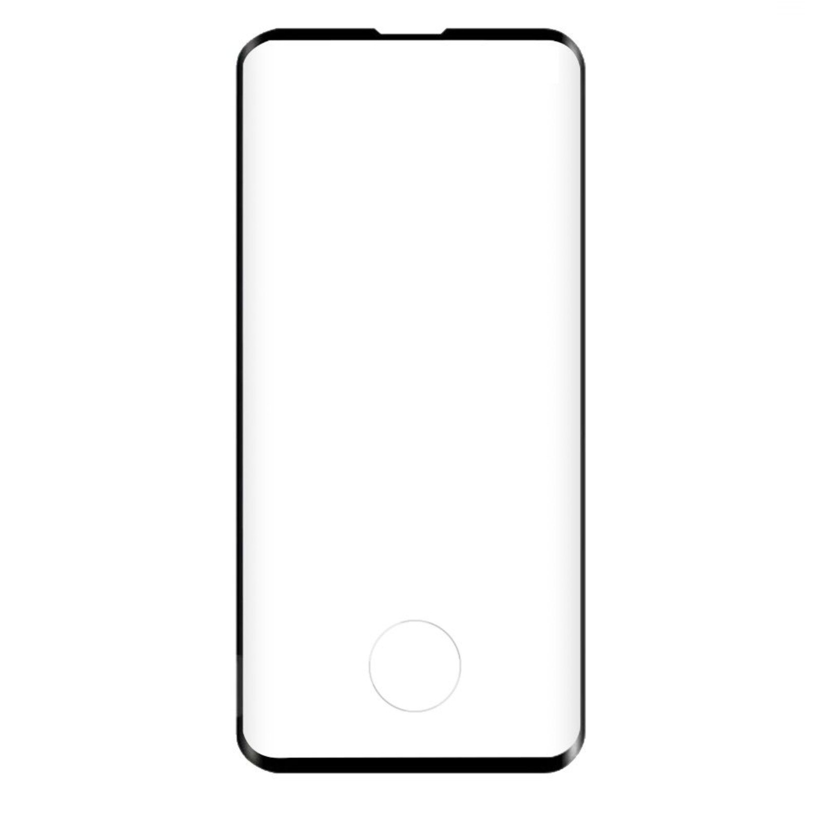 Folie protectie de sticla 9H, sticla securizata pentru Samsung Galaxy S10, Negru
