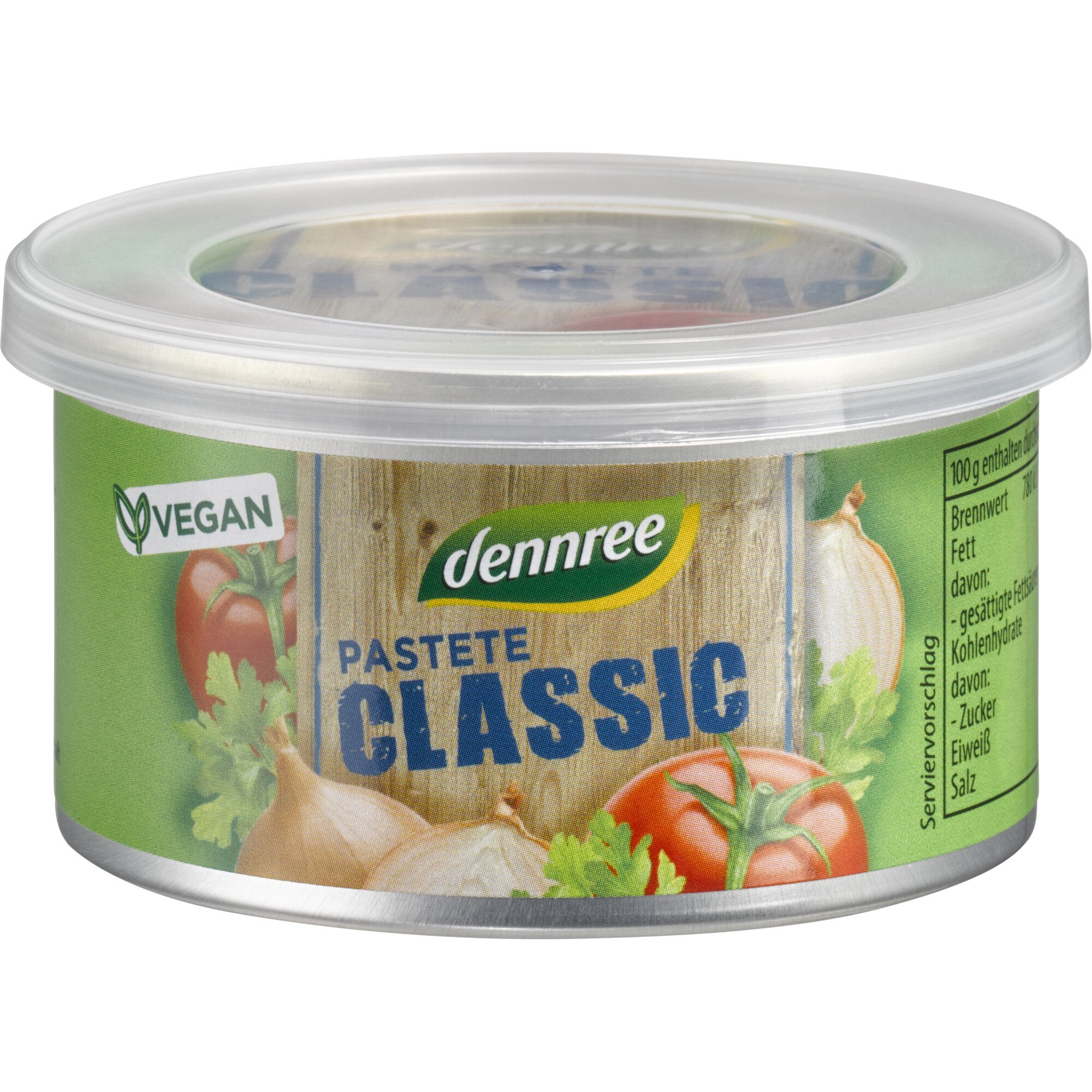 Pasta vegana clasic bio 125g Dennree