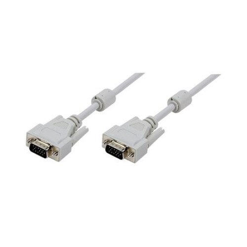 Cablu vga , Logilink, VGA,lungime 10 m,ferita, gri, CV0028