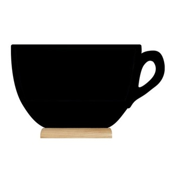 Set 3 mini table de scris Securit Silhouette Cup 9x13,5x2cm, forma ceasca, baza de lemn, marker creta inclus, negru Set 3 mini table de scris Securit Silhouette Cup 9x13,5x2cm, forma ceasca, baza de lemn, marker creta inclus, negru