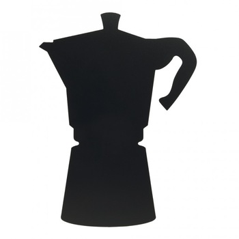 Tabla de scris autoadeziva Securit Silhouette Moka 39x29x0,3cm, include marker creta, negru Tabla de scris autoadeziva Securit Silhouette Moka 39x29x0,3cm, include marker creta, negru
