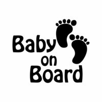 sticker decorativ auto tuning baby on board talpa bebelus pvc autocolant 16 x 13 cm imagen 40_0_
0