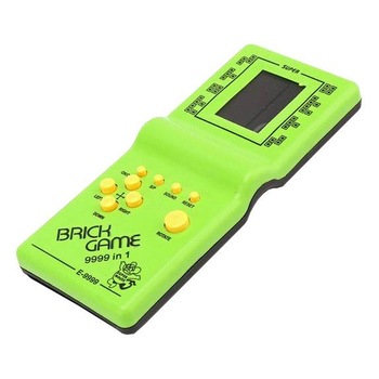 Joc Tetris Clasic cu Diferite Jocuri, Alimentare pe Baterii, Verde, Urban Trends ® Joc Tetris Clasic cu Diferite Jocuri, Alimentare pe Baterii, Verde, Urban Trends ®