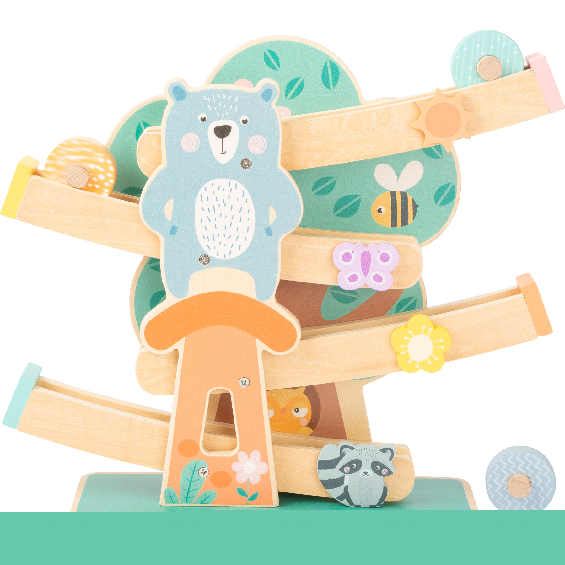 Circuit cu 3 roti, in culori pastelate, Legler