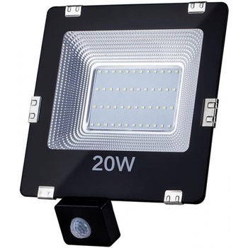 Lampa de exterior cu senzor , ART , LED 20W SMD IP65 AC80/265V 4000K/ W,negru Lampa de exterior cu senzor , ART , LED 20W SMD IP65 AC80/265V 4000K/ W,negru