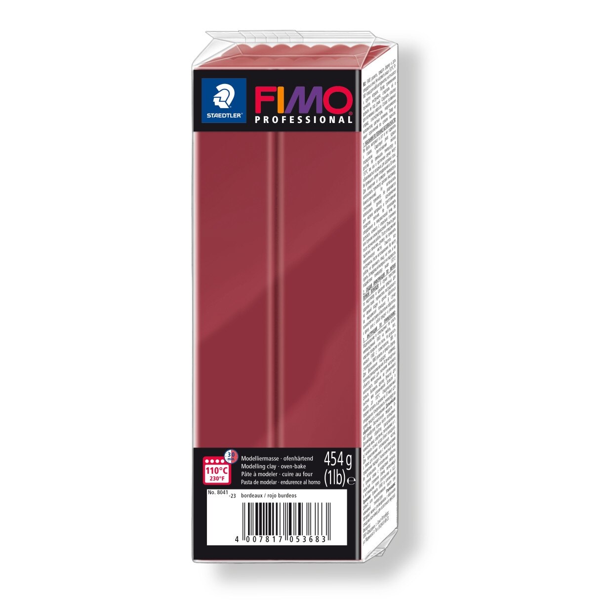 Lut polimeric Fimo Professional pentru modelaj Bordeaux 454g STH-8041-23
