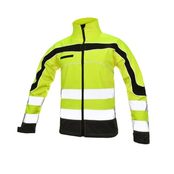 Jacheta de avertizare Softflex, material softshell,impermeabilitate ridicata, marimea M Jacheta de avertizare Softflex, material softshell,impermeabilitate ridicata, marimea M