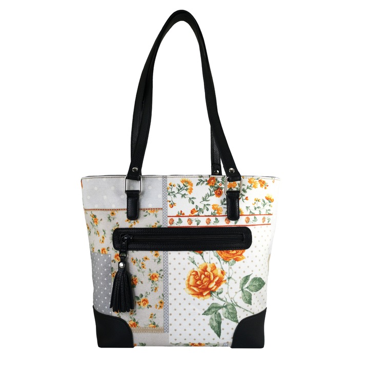 Geanta de dama, Ambrant, Model 6, Alb