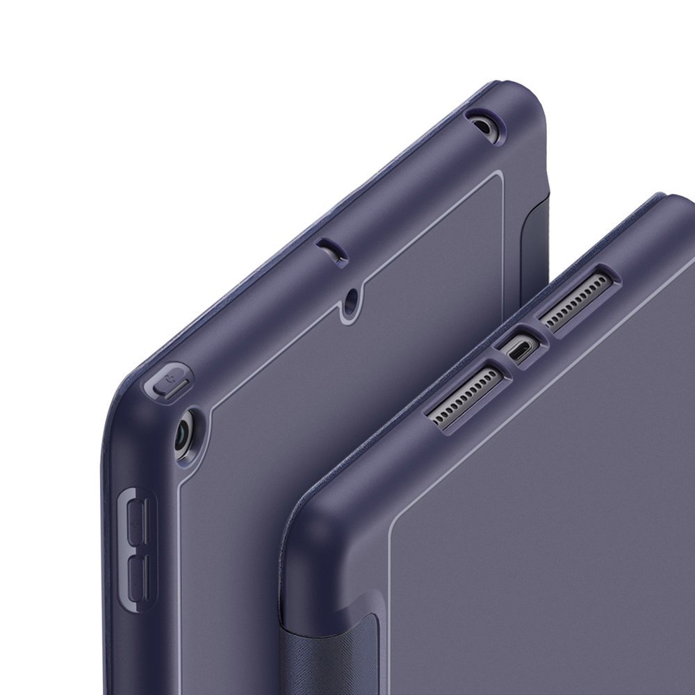Husa iPad 10.2inch 2019 DUX DUCIS Osom Smart Cover si Pen Slot Navy