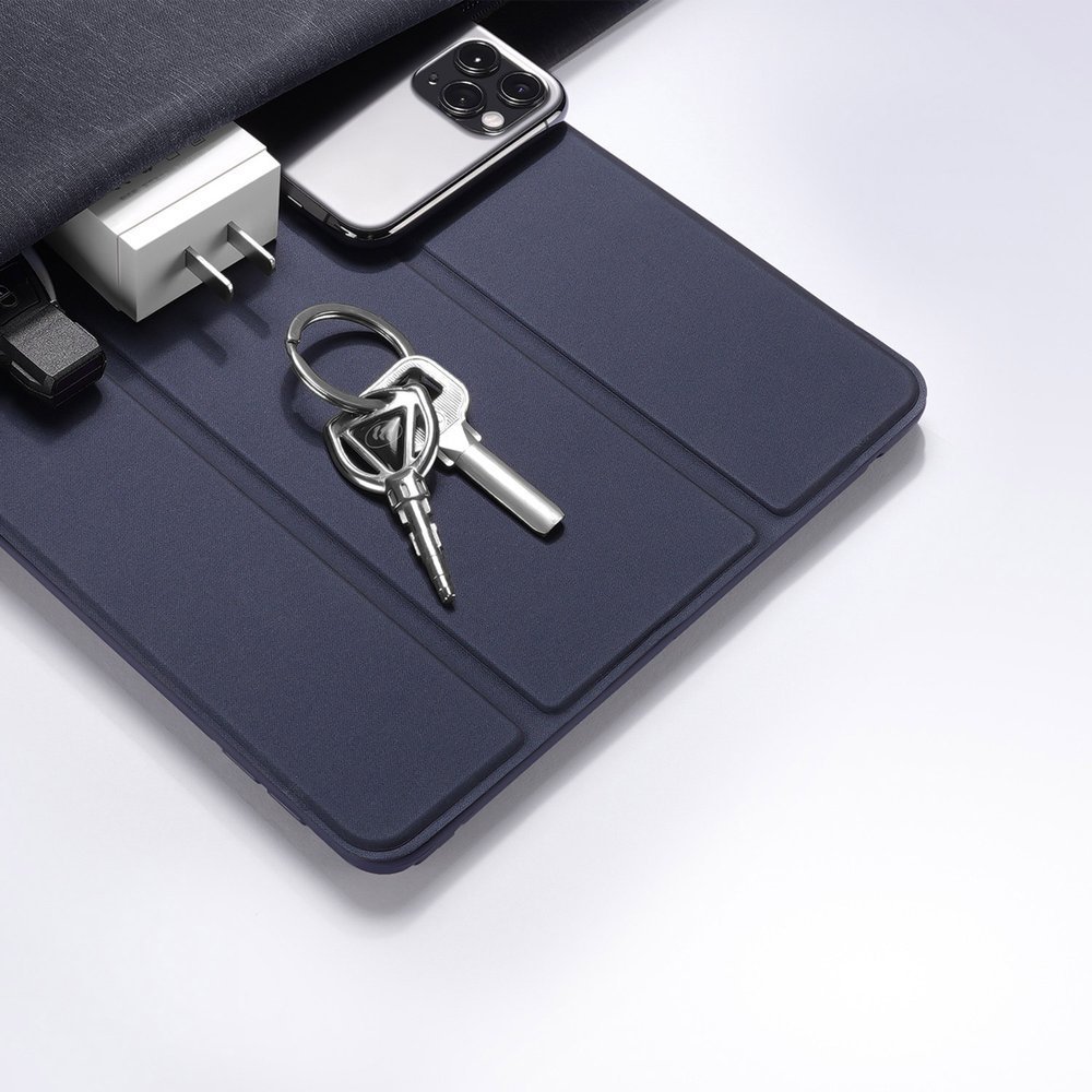 Husa iPad 10.2inch 2019 DUX DUCIS Osom Smart Cover si Pen Slot Navy