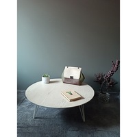 masuta de cafea rotunda pentru living sau birou diametrul 80 cm inaltime 30 cm albabej imagen 55_0_
0