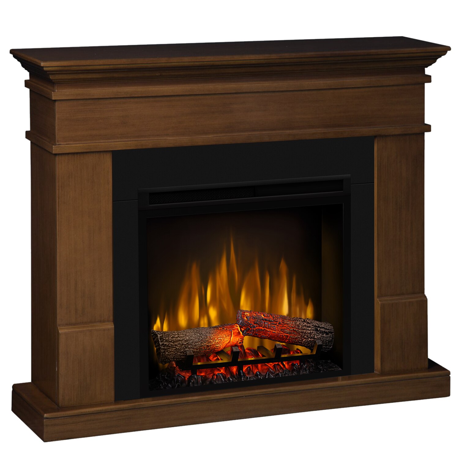 Semineu Lisabona nuc - cu focar electric 3D Dimplex XHD23 si sunet de busteni