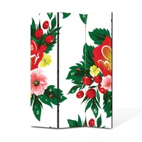paravan 3 piese premium heartwork truecolor ornament flori rosii panza pe cadru de lemn decoratiuni moderne pentru casa 3 x 45 x 180 cm 135 x 180 cm imagen 33_0_
0