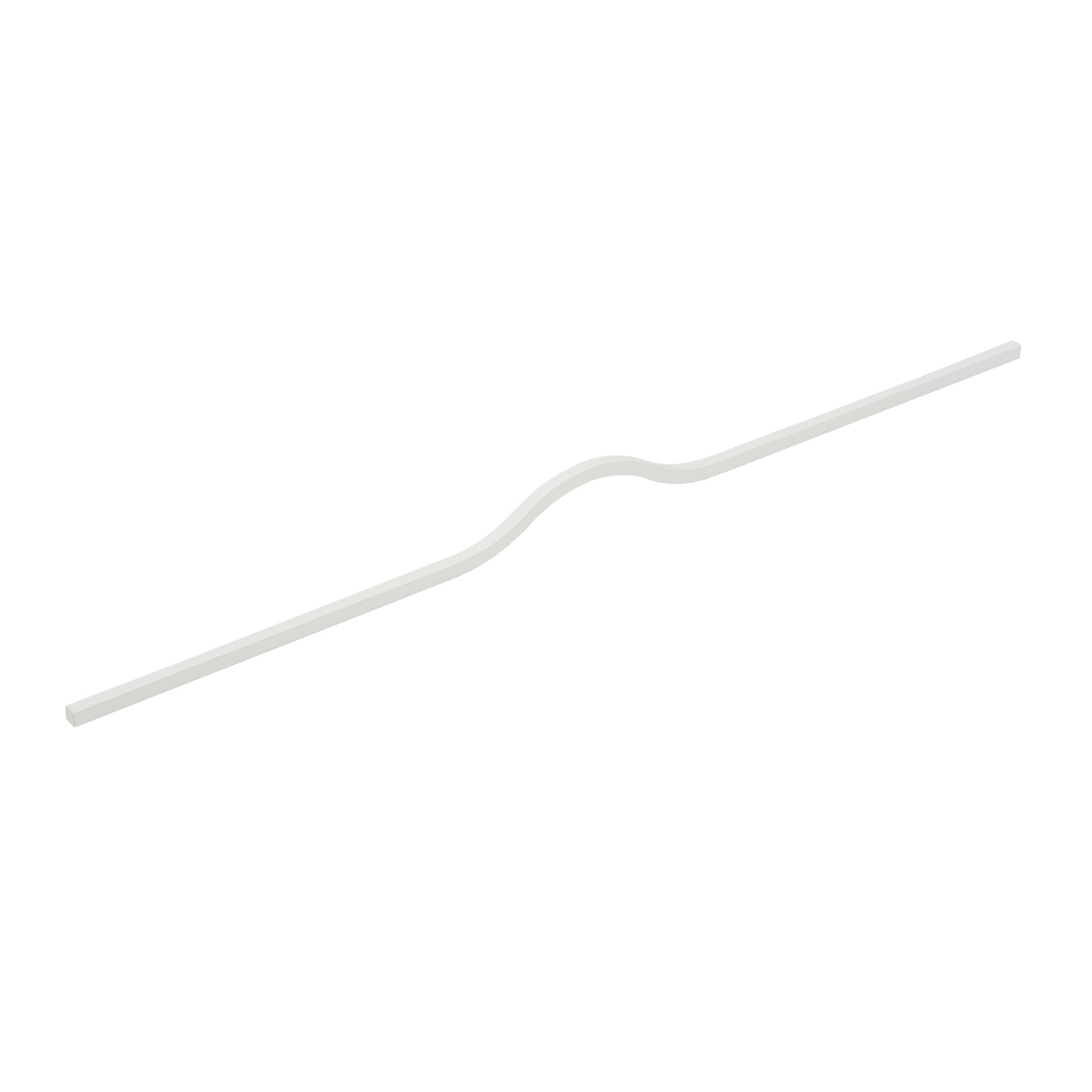 Maner pentru mobilier Brave alb mat, L= 400 mm