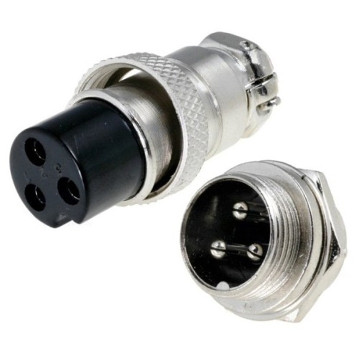 Конектор за микрофон, 3 пина, GX16-3 - 121981