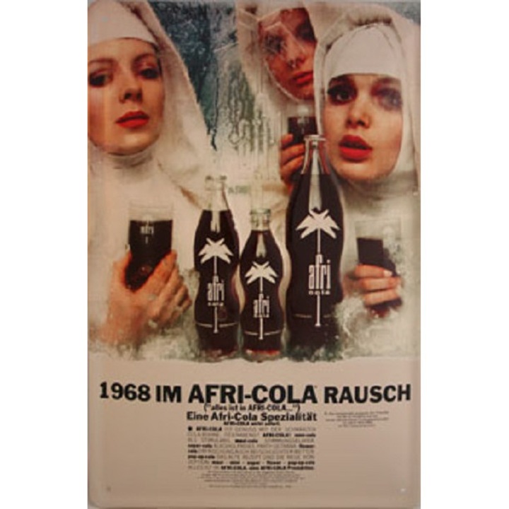 Afri Cola fémtábla