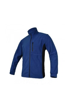 Bluza calduroasa din fleece, model+300, albastru cu insertii negre Bluza calduroasa din fleece, model+300, albastru cu insertii negre