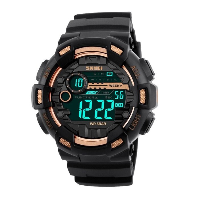 Ceas sport pentru barbati Skmei Sport, Auriu