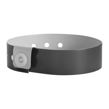 Set 100 buc. bratari de identificare (de intrare / acces evenimente) din vinil 3/4'' culoare silver Set 100 buc. bratari de identificare (de intrare / acces evenimente) din vinil 3/4'' culoare silver