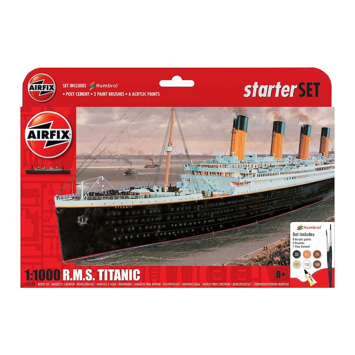 Airfix RMS Titanic Ajándék Készlet, 1: 1000 építő készlet