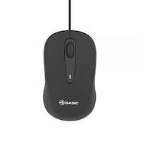 Mouse cu fir Tellur Basic, mini, lungime cablu 135cm, negru