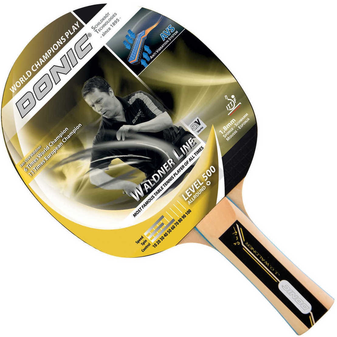 Paleta de tenis Donic-Waldner serie 500