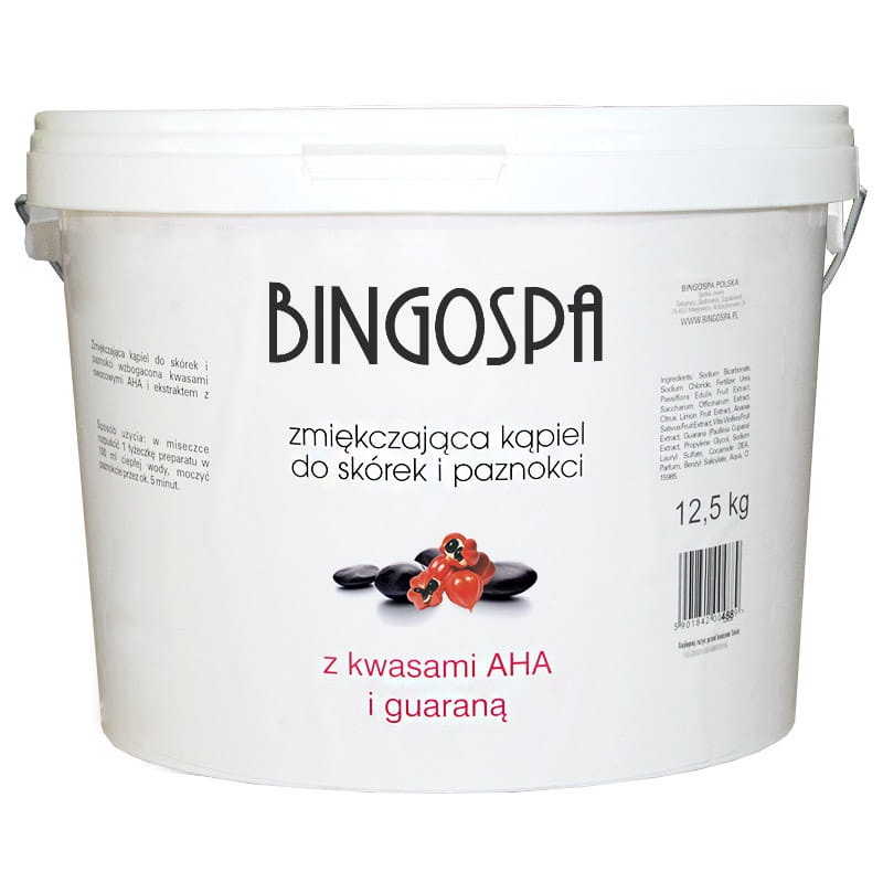 Tratament cu AHA pentru inmuierea cuticulelor si ingrijirea unghiilor, BingoSpa, 12.5 kg