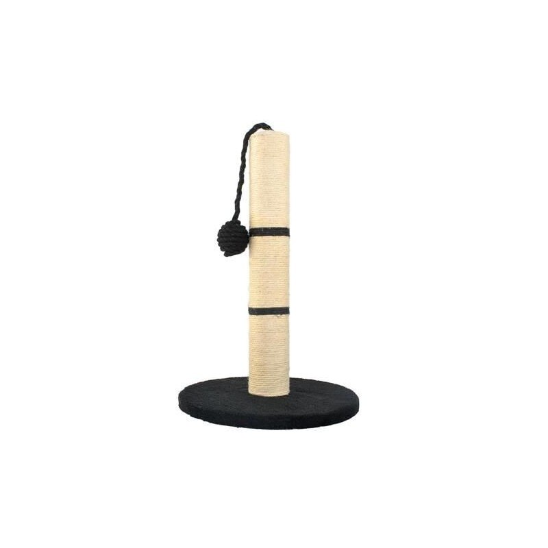 Ansamblu De Joaca Pentru Pisici, Tip Stalp Cu Jucarie, 45x29.5 Cm, Negru