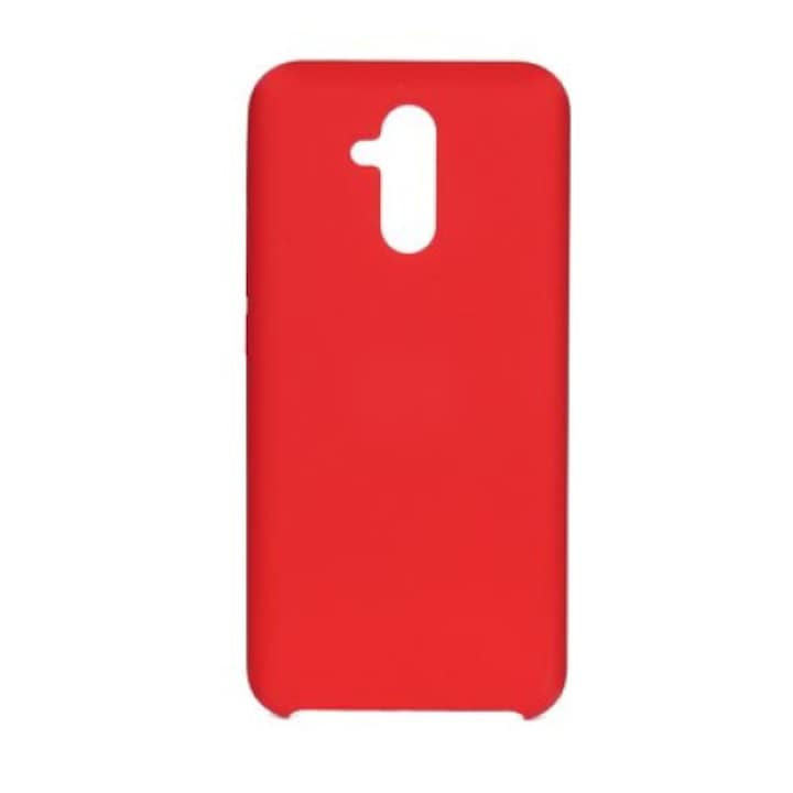 Калъф за телефон Forcell Silicone Case за HUAWEI Mate 20 Lite червен