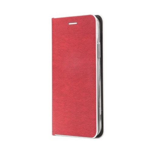Husa Telefon Luna Book Silver for HUAWEI P20 Lite red
