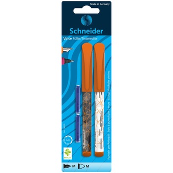 Set stilou, roller Schneider Voice si 2 rezerve/blister Set stilou, roller Schneider Voice si 2 rezerve/blister
