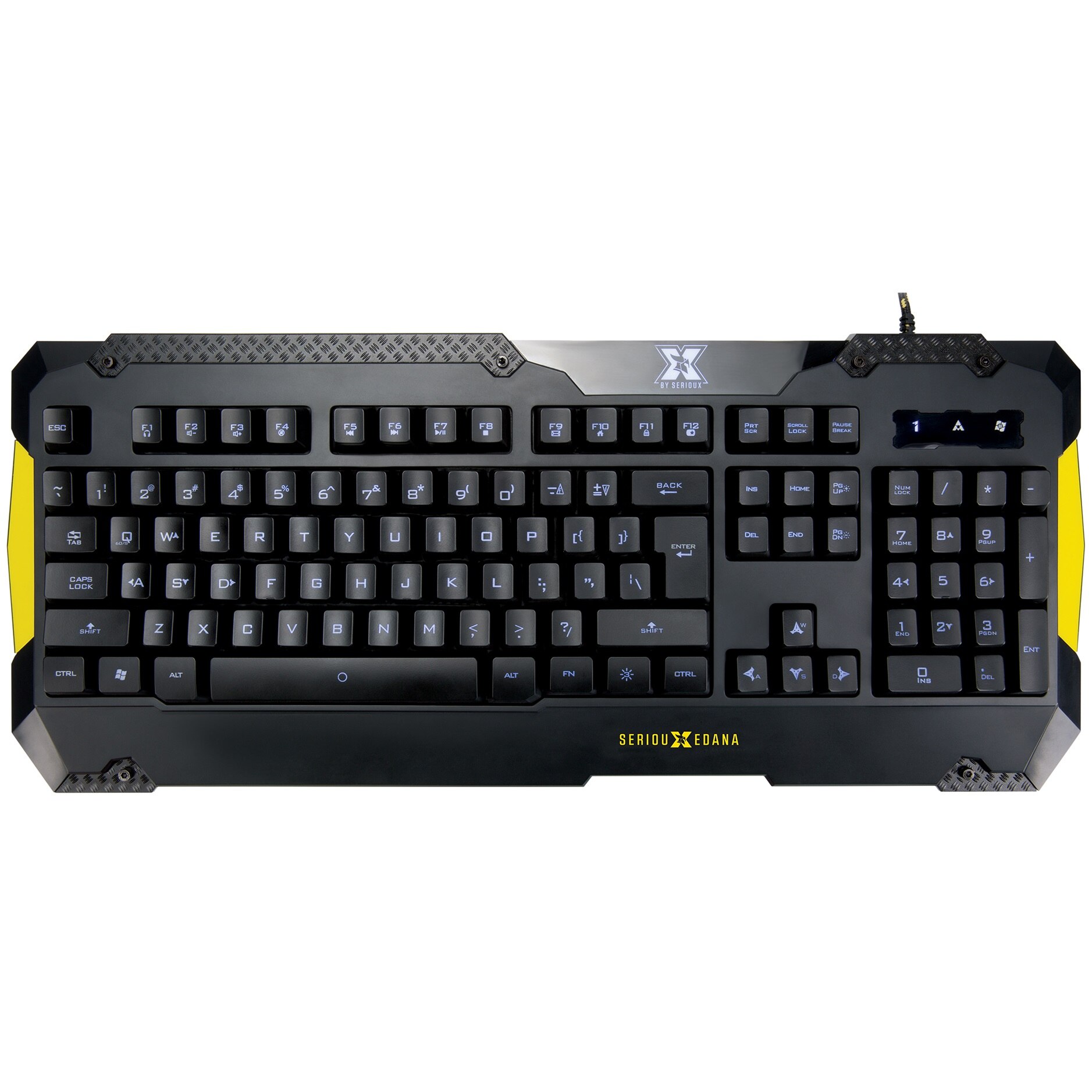 Tastatura X by Serioux Edana, Gaming, Iluminata