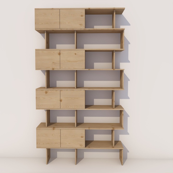 SHELFIE Como 264 4.0 natúr borovi fenyő polc