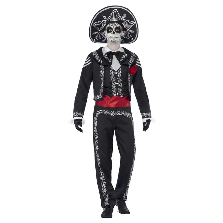 Costum mexicano Day of the Dead cu palarie L