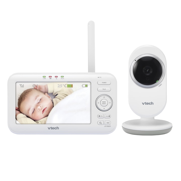 Видео монитор за бебета с 5 инчов LCD Vtech екран