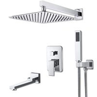 set de dus cu para patrata 40 cm latura design minimalist dus tip ploaie cu baterie incastrata 3 functii de curgere a apei imagen 26_0_
0