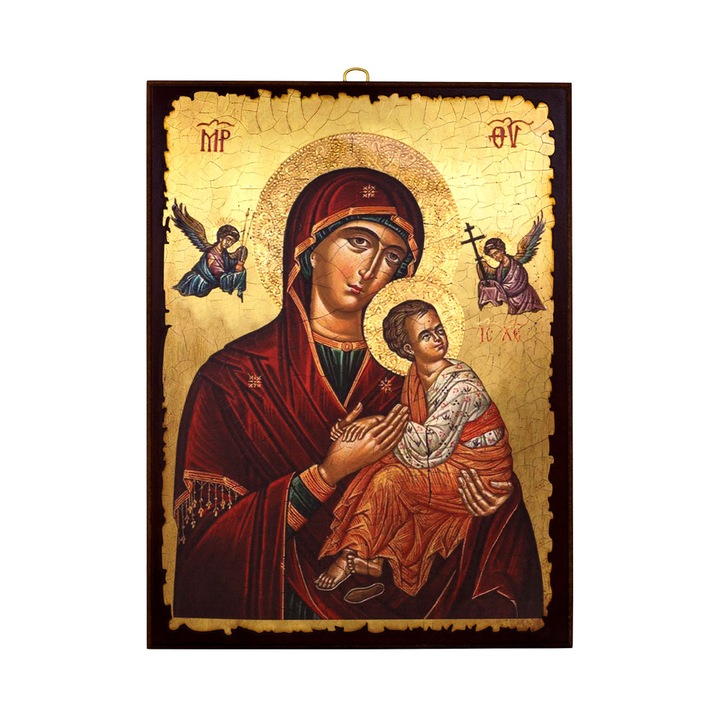 Icoana pe lemn - Maica Domnului Amolintos - Neintinata 30x40cm GR50-008