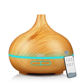 Difuzor Aromaterapie/Umidificator cu ultrasunete, DEKA AD-03 cu Telecomanda, LED 7 culori, silentios, 550 ml, autonomie 18 ore, temporizator, Stejar deschis Difuzor Aromaterapie/Umidificator cu ultrasunete, DEKA AD-03 cu Telecomanda, LED 7 culori, silentios, 550 ml, autonomie 18 ore, temporizator, Stejar deschis