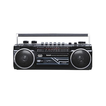 Radio casetofon portabil Trevi TREVIRR501BLACK, Bluetooth, Negru Radio casetofon portabil Trevi TREVIRR501BLACK, Bluetooth, Negru