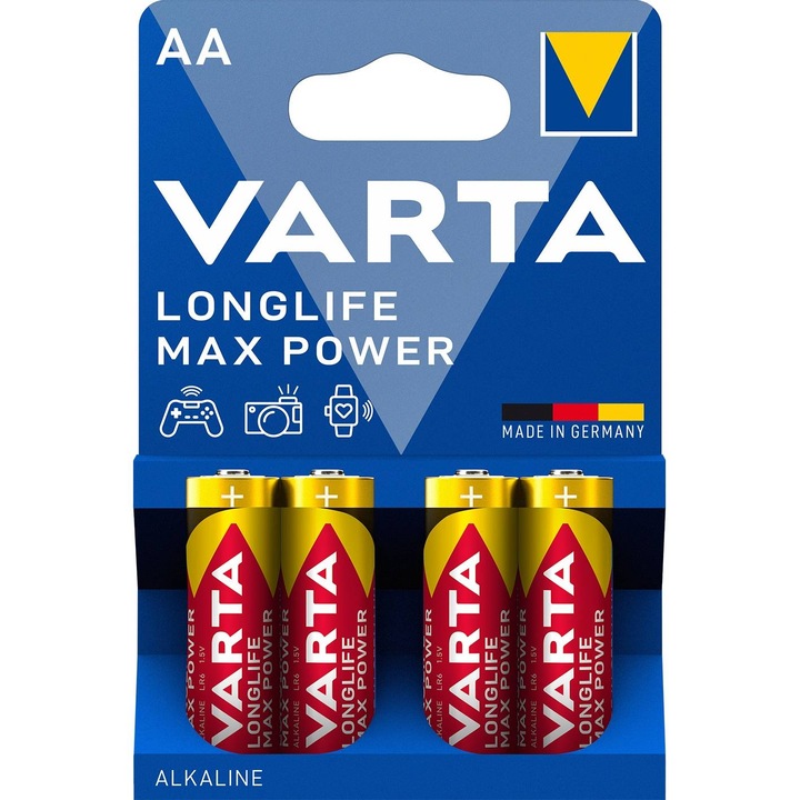 Elem ceruza VARTA Longlife Max Power AA 4-es