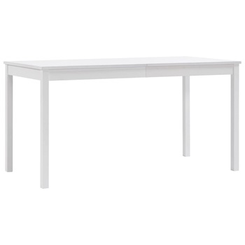Masa de bucatarie, vidaXL, Lemn pin, 140 x 70 x 73 cm, Alb Masa de bucatarie, vidaXL, Lemn pin, 140 x 70 x 73 cm, Alb