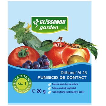 Fungicid de contact, Dithane M-45, 20 g Fungicid de contact, Dithane M-45, 20 g