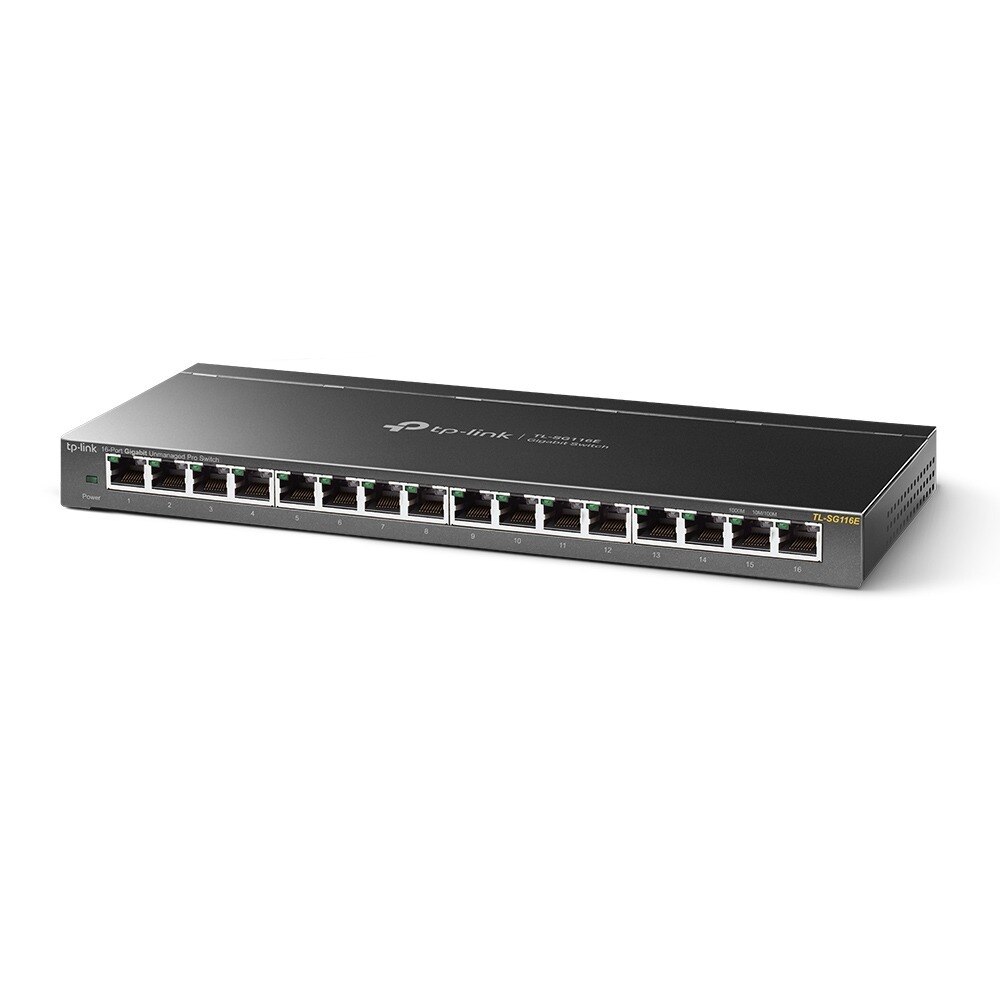 Switch TP-LINK 16 porturi Gigabit carcasa metalica