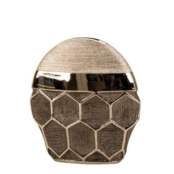 Vaza argintie, 24 cm, cu model fagure Vaza argintie, 24 cm, cu model fagure