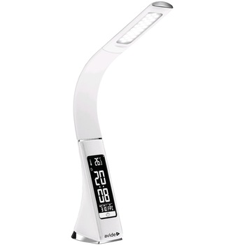Lampa birou Avide LED Business, imitatie piele, Calendar, 6W, Alb Lampa birou Avide LED Business, imitatie piele, Calendar, 6W, Alb