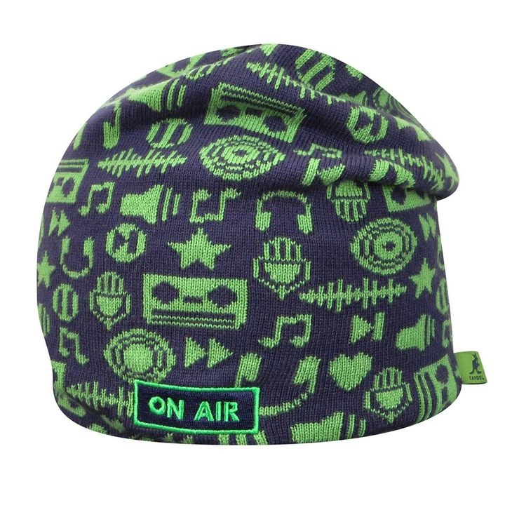 Kangol Music Slouch Hat Navy Blue