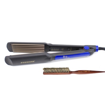 Set placa de creponat parul Promozer cu perie de tapat , temperatura reglabila 230 grade, MZ7057ST Set placa de creponat parul Promozer cu perie de tapat , temperatura reglabila 230 grade, MZ7057ST